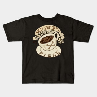 CAF-FIEND Kids T-Shirt